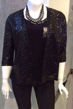 Plus Size Sequined Evening Jacket KL7884