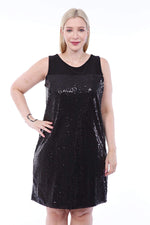 Large Size Sequined Evening Dress KL17090