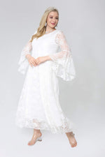 Large Size Wedding and Wedding Dress Lace Dress DD791