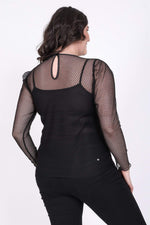 Angelino Princess Sleeve Lace Blouse