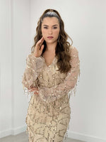 Pape Fried Design Dress - Gold