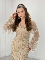 Pape Fried Design Dress - Gold