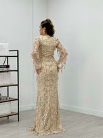Pape Fried Design Dress - Gold