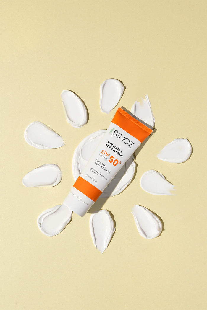 Sinoz Oily Skin Special Brightening High Protection Face Sun Cream SPF50+