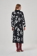 Special Patterned Soft Black Knitwear Dress