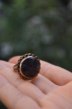 Amethyst Natural Stone Handmade Adjustable Women's Ring