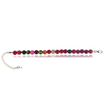 Bracelet For Women Mixed Color Agate Natural Stone
