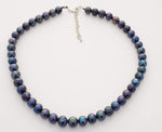 Natural Stone Black Pearl Women's Necklace