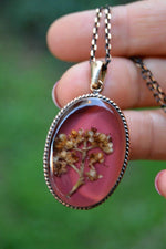 Real Dry Flower Women's Necklace