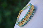 JEWELLERY Turquoise Monogram Bracelet