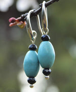 Turquoise Natural Stone Design Women's Earrings