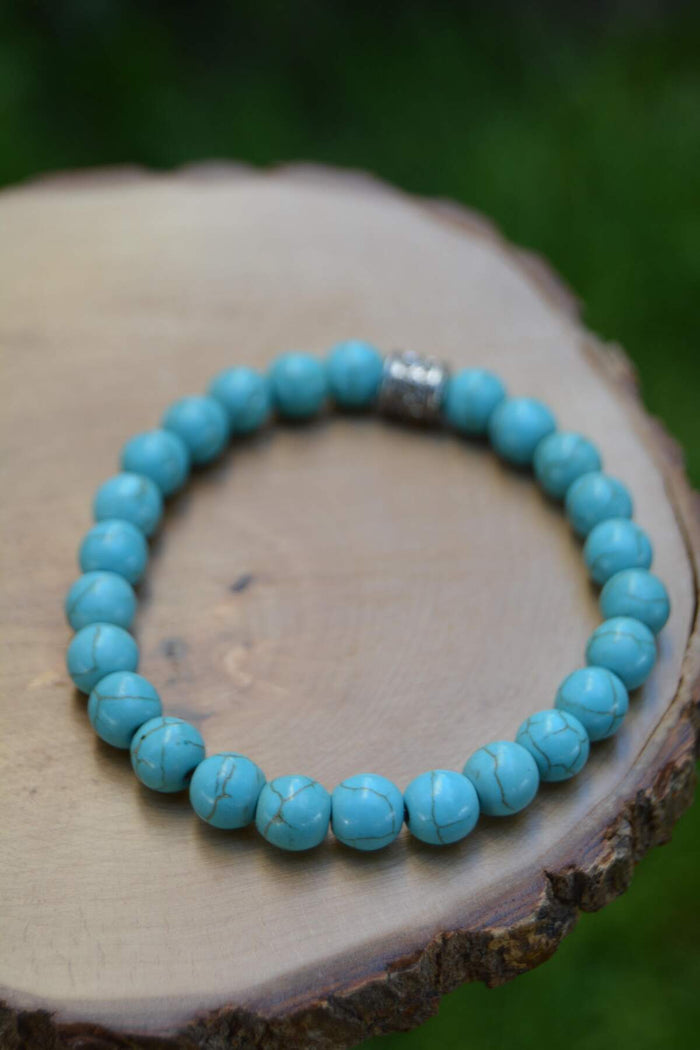 Turquoise Natural Stone Unisex Bracelet