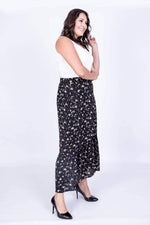 Angelino Long Ruffle Detail Skirt
