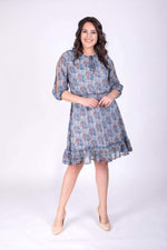 Angelino Long Sleeve Thin Lace Striped Tunic