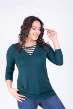 Angelino Tie Collar T-Shirt