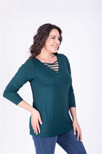 Angelino Tie Collar T-Shirt