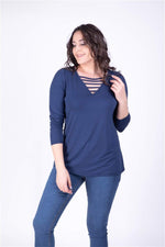 Angelino Tie Collar T-Shirt