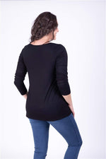 Angelino Tie Collar T-Shirt