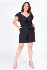 Angelino Ruffle Collar Jumpsuit