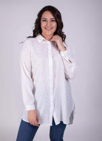 Angelino Gilded Printed Long Shirt